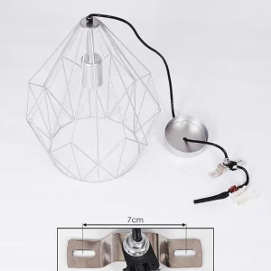 hofstein Luminaires Orientaux>Suspension Marang Argente, 1 Lumiere