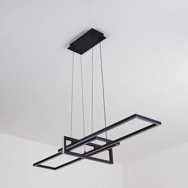 hofstein Suspensions>Suspension Omega Led Noir, 1 Lumiere