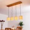 hofstein Suspensions>Suspension Shiburg Bois Clair, 4 Lumieres