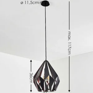 hofstein Luminaires Orientaux>Suspension Situk Cuivre, Noir, 1 Lumiere