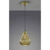 Luminaires Trio Luminaires Marocains>Suspension Trio Jasmin Laiton, 1 Lumiere