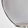 hofstein Suspensions>Suspension Verre 15 Cm, 20 Cm, 25 Cm, 30Cm Koyoto Chrome, Fume, 5 Lumieres