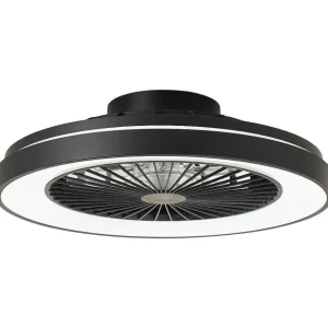 Luminaires Brilliant Plafonniers Et Lustres Ventilateurs>Ventilateur De Plafond Brilliant Mazzaro Led Noir, 1 Lumiere, Telecommandes, Changeur De Couleurs