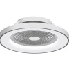 Luminaires Mantra Tuya>Ventilateur De Plafond Mantra Tibet Led Argente, 1 Lumiere, Telecommandes