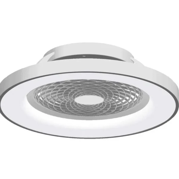 Luminaires Mantra Tuya>Ventilateur De Plafond Mantra Tibet Led Argente, 1 Lumiere, Telecommandes