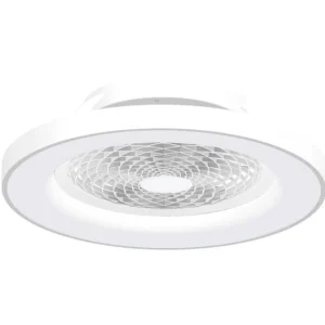 Luminaires Mantra Tuya>Ventilateur De Plafond Mantra Tibet Led Blanc, 1 Lumiere, Telecommandes