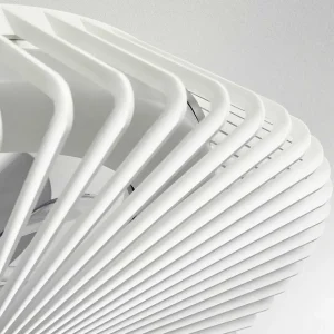 hofstein Luminaires Interieurs Connectes>Ventilateur De Plafond Rivarotta Led Blanc, 1 Lumiere, Telecommandes