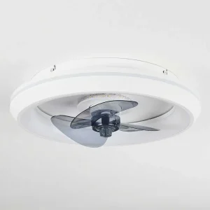 hofstein Luminaires Interieurs Connectes>Ventilateur De Plafond Tirkkala Led Blanc, 1 Lumiere