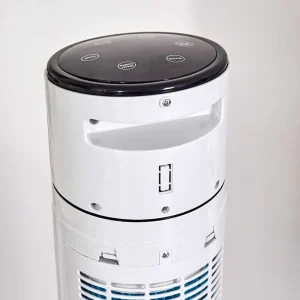 hofstein Ventilateur Sur Pied>Ventilateur Urbino Tower Noir, Blanc, Telecommandes