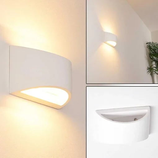 Applique Murale Braslo Blanc, 1 Lumiere