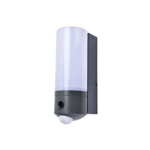 Applique Murale D'Exterieur Lutec Pollux Led Anthracite, 1 Lumiere, Detecteur De Mouvement