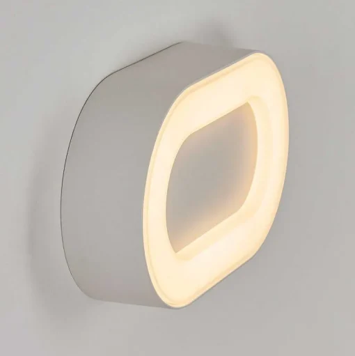 Applique Murale D'Exterieur Paleroo Led Blanc, 1 Lumiere