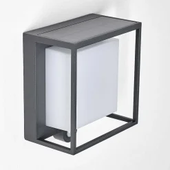 Applique Murale D'Exterieur Lansing Led Anthracite, 1 Lumiere, Detecteur De Mouvement
