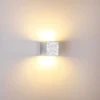 Applique Murale Olbia Led Argente, 1 Lumiere