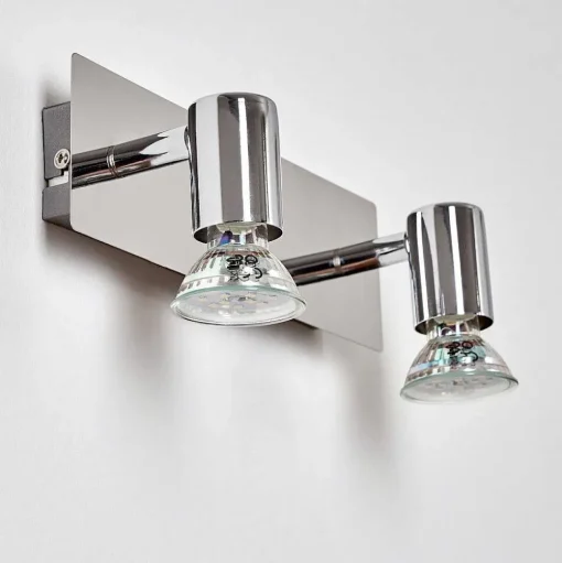 Applique Murale Sibarco Led Chrome, 2 Lumieres