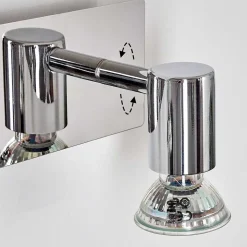 Applique Murale Sibarco Led Chrome, 2 Lumieres