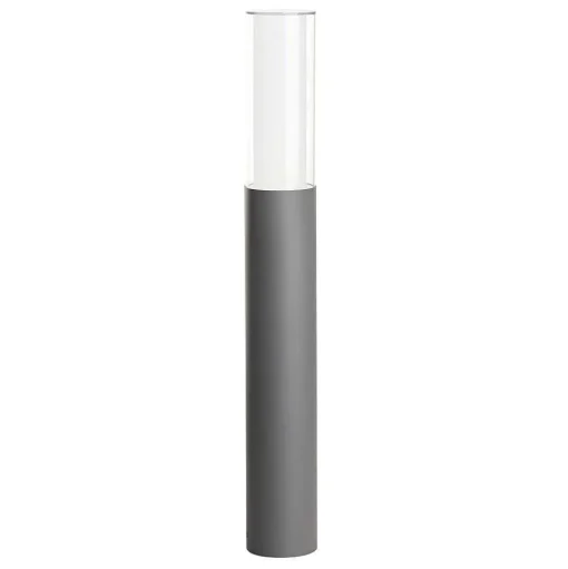 Borne Lumineuse Lutec Dropa Led Anthracite, 1 Lumiere, Changeur De Couleurs