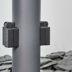 Borne Lumineuse Sessa Anthracite, 1 Lumiere