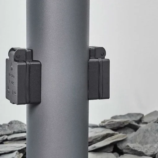Borne Lumineuse Sessa Anthracite, 1 Lumiere