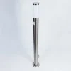 Borne Lumineuse Sessa Nickel Mat, 1 Lumiere, Detecteur De Mouvement