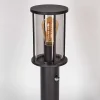 Borne Lumineuse Sumalao Noir, 1 Lumiere, Detecteur De Mouvement