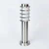 Borne Lumineuse Tunes Nickel Mat, 1 Lumiere