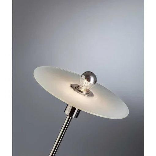 Bst 23 Tecnolumen Lampadaire Nickel Mat, Noir, 1 Lumiere