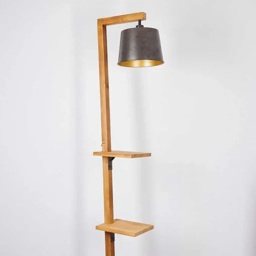 Lampadaire Baval Ecru, 1 Lumiere
