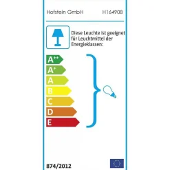 Lampadaire Caserta Acier Inoxydable, 1 Lumiere