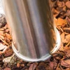 Lampadaire D'Exterieur Dakar Acier Inoxydable, 1 Lumiere