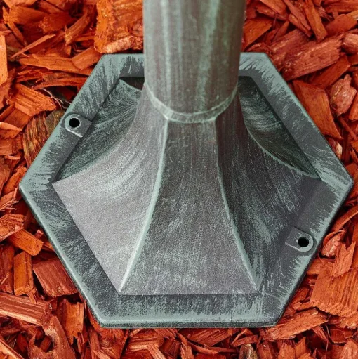 Lampadaire Exterieur Lentua Vert, Noir, 1 Lumiere, Detecteur De Mouvement