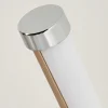 Lampadaire Henrichemont Led Chrome, Nickel Mat, 1 Lumiere
