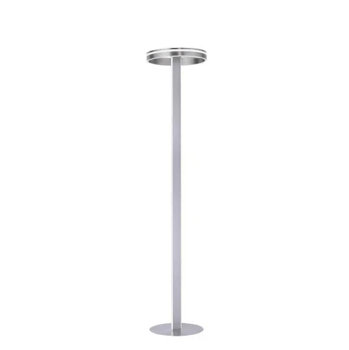 Lampadaire Paul-Neuhaus Q-Vito Led Acier Brosse, 3 Lumieres, Telecommandes