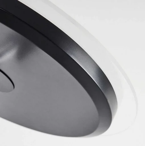 Lampadaire Wonsbek Led Noir, 2 Lumieres
