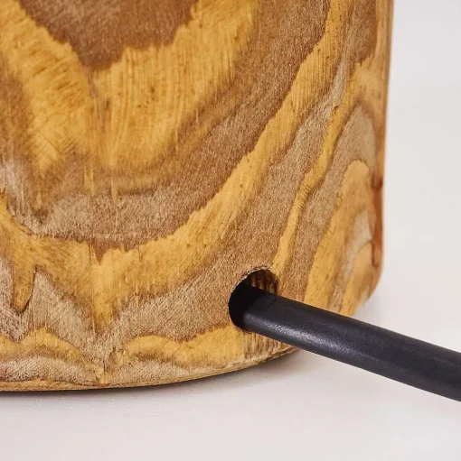 Lampe De Table Canedo Ecru, Noir, 1 Lumiere