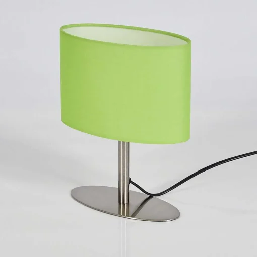 Lampe De Table Mavulu Nickel Mat, 1 Lumiere