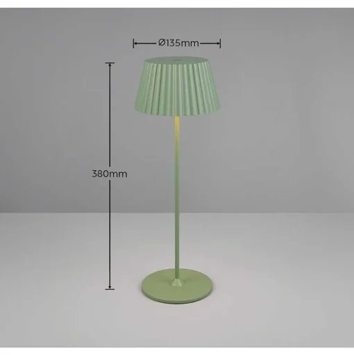 Lampe De Table Reality Suarez Led Vert, 1 Lumiere