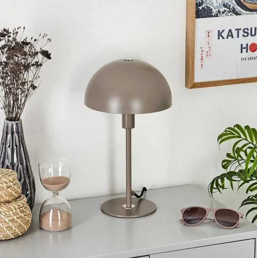 Lampe De Table Tati Gris, 1 Lumiere