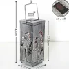 Lampe Solaire Parikia Led Cuivre, Argente, 1 Lumiere