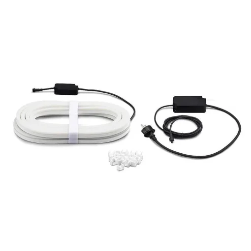 Philips Hue Lot De 2 Bandes Led D'Exterieur Transparent, 1 Lumiere, Changeur De Couleurs