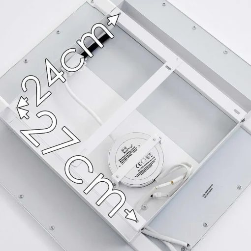 Plafonnier Bankura Led Blanc, 1 Lumiere, Telecommandes, Changeur De Couleurs
