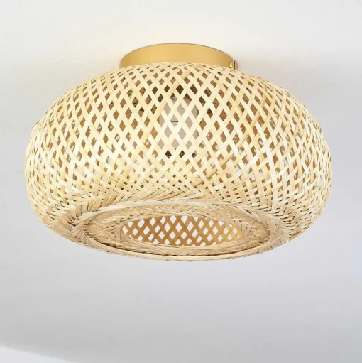 Plafonnier Bauro Ecru, 1 Lumiere