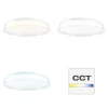 Plafonnier Brilliant Leanna Led Blanc, 1 Lumiere, Telecommandes, Changeur De Couleurs