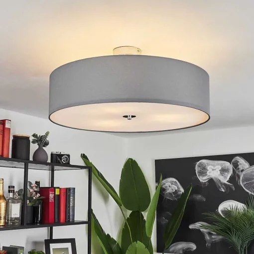Plafonnier Foggia Chrome, 3 Lumieres