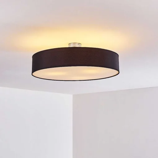 Plafonnier Foggia Nickel Mat, 3 Lumieres
