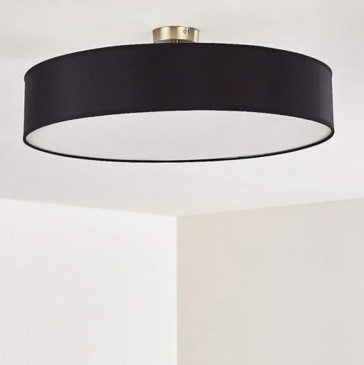 Plafonnier Foggia Nickel Mat, 3 Lumieres