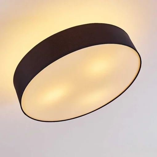 Plafonnier Foggia Nickel Mat, 3 Lumieres