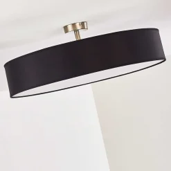 Plafonnier Foggia Nickel Mat, 3 Lumieres