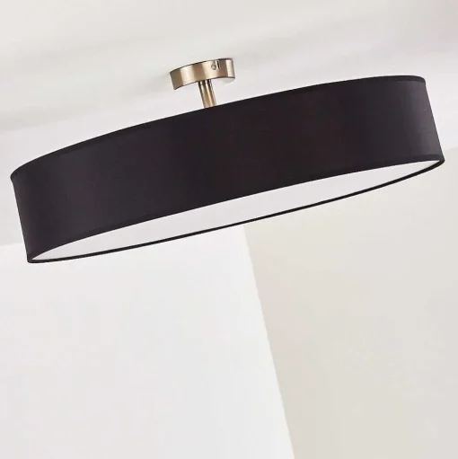 Plafonnier Foggia Nickel Mat, 3 Lumieres