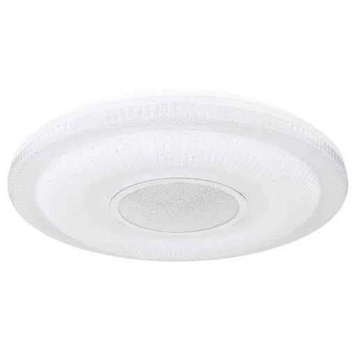 Plafonnier Globo Rita Led Blanc, 1 Lumiere, Telecommandes